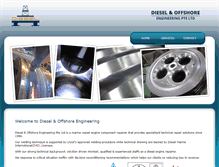 Tablet Screenshot of dieseloffshore.com